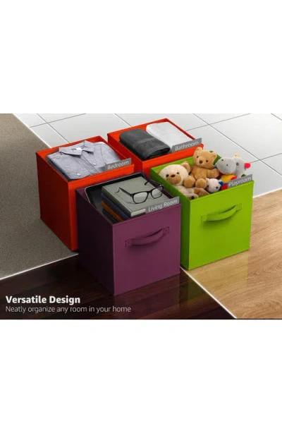 Sorbus 6-pack Collapsible Storage Cube In Multi