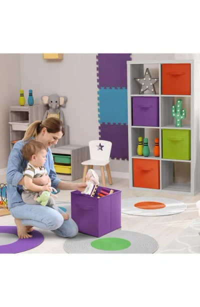Sorbus 6-pack Collapsible Storage Cube In Multi