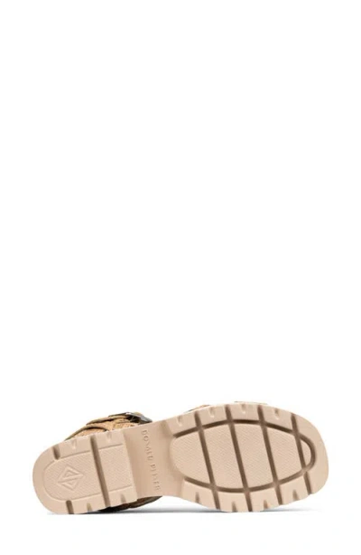 Donald Pliner Women Pyper Natural Silver Cork Casual In Brown