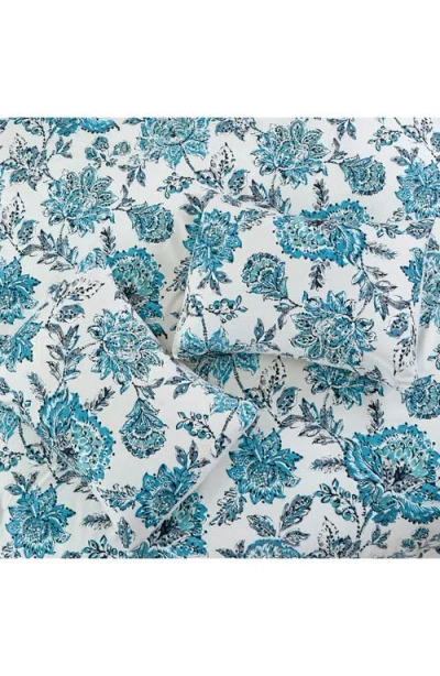 Modern Threads Floral Print Microfiber 5-piece Comforter Set In Multi