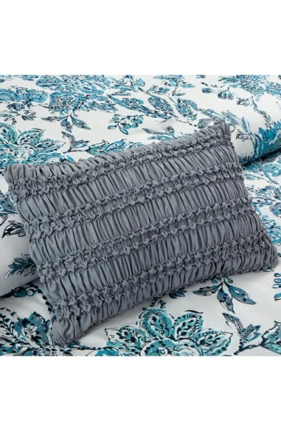 Modern Threads Floral Print Microfiber 5-piece Comforter Set In Multi