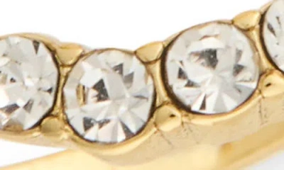 Covet 2-piece Wavy Stackable Ring Set In Gold