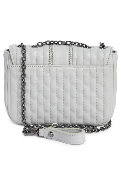 Longchamp Quilted Chain Strap Shoulder Bag In White