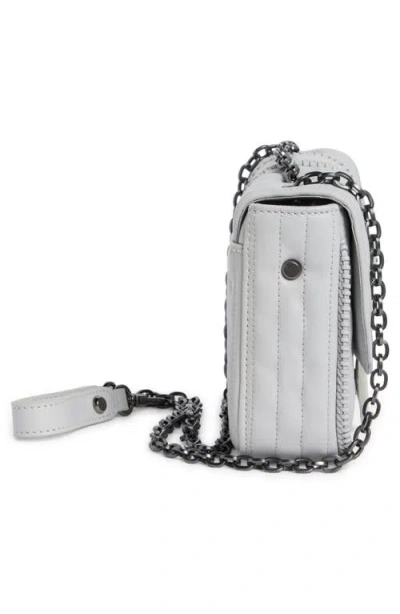 Longchamp Quilted Chain Strap Shoulder Bag In White