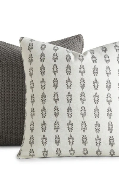 Homespun Assorted 2-pack Accent Pillows In Gray