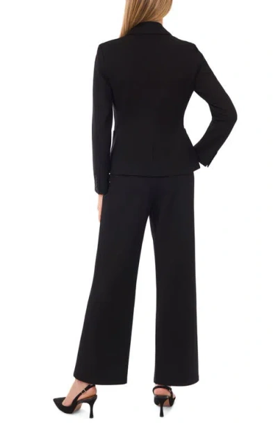 Halogen ® One-button Ponte Knit Jacket In Black