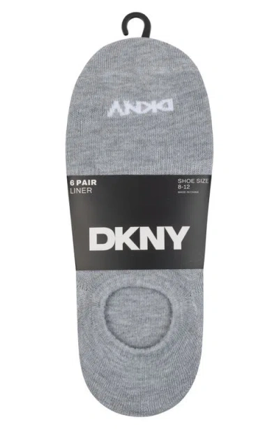 Dkny 6-pack Liner Socks In Multi