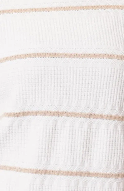 Cyrus Stripe Pullover Sweater In White