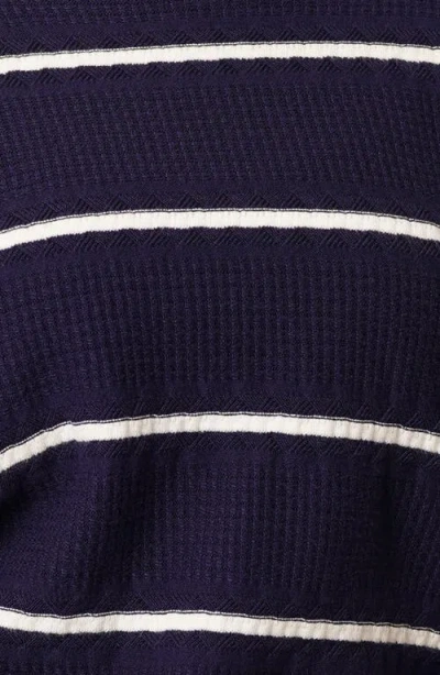 Cyrus Stripe Pullover Sweater In Blue