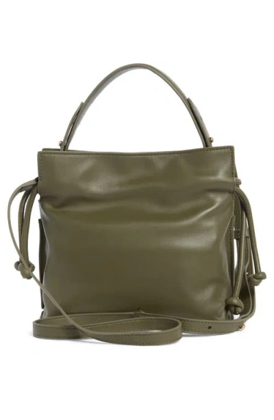 Sam Edelman Marilyn Medium Drawstring Shoulder Bag In Green