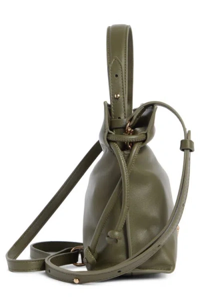 Sam Edelman Marilyn Medium Drawstring Shoulder Bag In Green