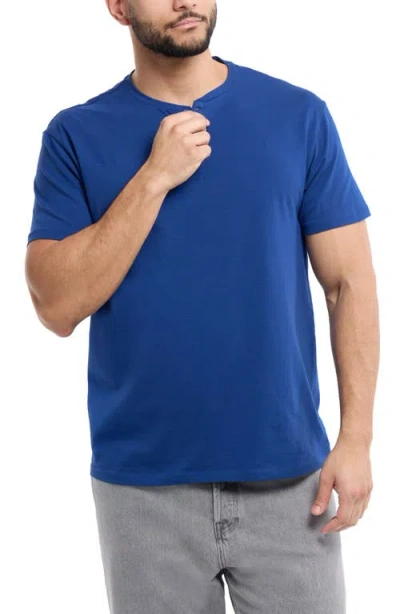 X-ray Xray Short Sleeve Henley In Multi
