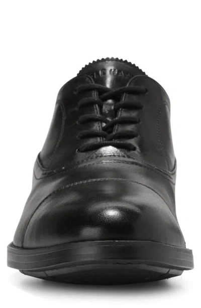 Cole Haan Newmark Grand Cap Toe Oxford In Black