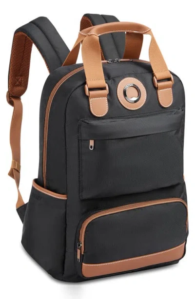 Delsey Flanerie Expandable Backpack In Black