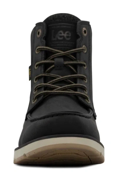 Lee Waylon Lace-up Boot In Black