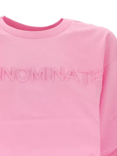 Hinnominate 로고 크롭 탑 In Pink