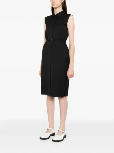 Less 벨트 민소매 드레스 In Black