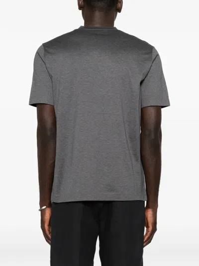 Panicale 라운드 넥 티셔츠 In Gray