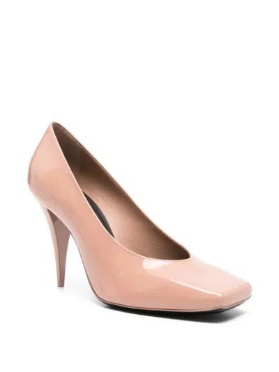 Givenchy 페이턴트 스퀘어 토 펌프스 In Pink
