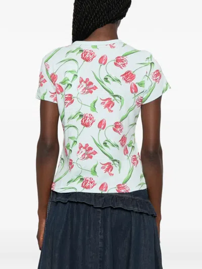 Kenzo Floral-print T-shirt In Multi