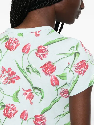 Kenzo Floral-print T-shirt In Multi