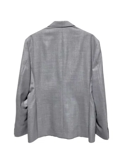 Lardini Double-breasted Peak-lapel Blazer In Blue