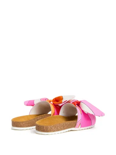 Pucci Junior Iride Print Bow Sandals In Multi