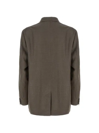 Stein Double-breasted Peak-lapels Blazer In Multi