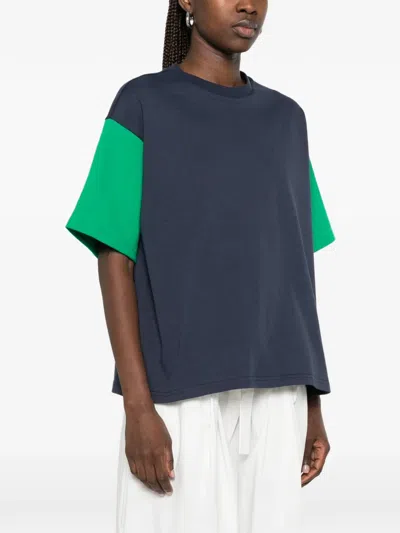 Lii Colour-block T-shirt In Blue