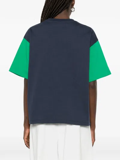 Lii Colour-block T-shirt In Blue