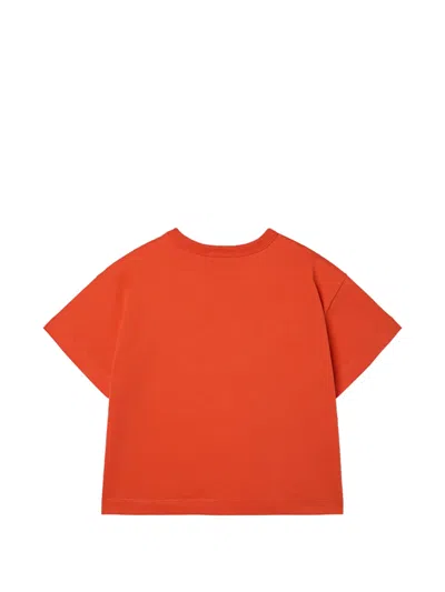 Pucci Junior T-shirt With Decorated Logo In Multi