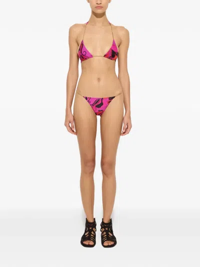 Pucci Orchidee Print Bikini Bottom In Multi