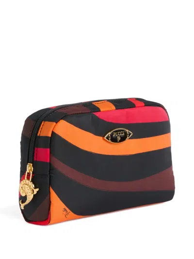 Pucci Marmo-print Small Beauty Case In Multi