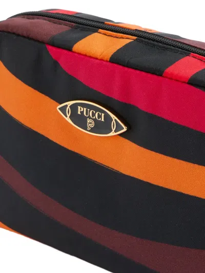 Pucci Marmo-print Small Beauty Case In Multi