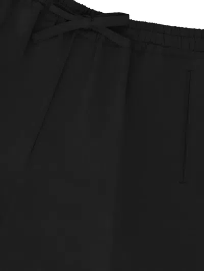 Umit Benan Julian Drawstring Elasticated Shorts In Black