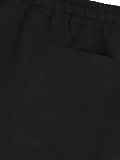 Umit Benan Julian Drawstring Elasticated Shorts In Black