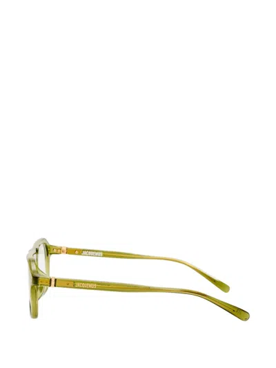 Jacquemus Pilot-frame Glasses In Green