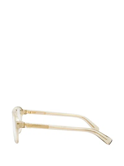 Jacquemus Pilot-frame Glasses In Neutral