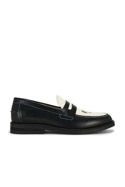 Duke + Dexter Wilde Clover Penny Loafer In White