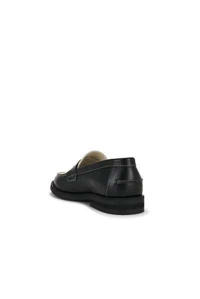 Duke + Dexter Wilde Cherry Penny Loafer In Black