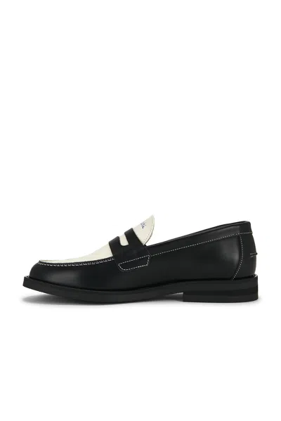 Duke + Dexter Wilde Cherry Penny Loafer In Black