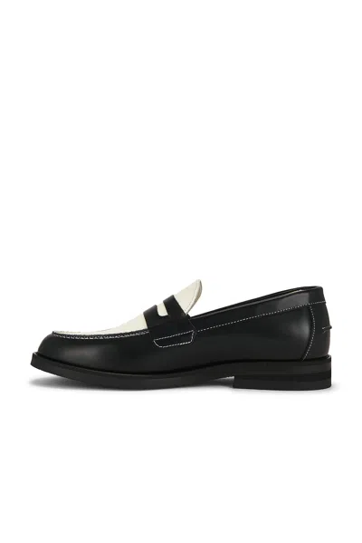 Duke + Dexter Wilde Clover Penny Loafer In White