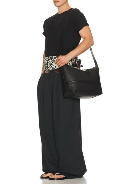 Dries Van Noten Bombe Medium Bag In Black