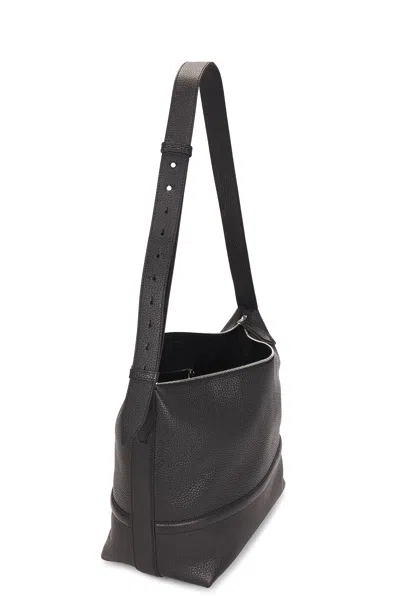Dries Van Noten Bombe Medium Bag In Black