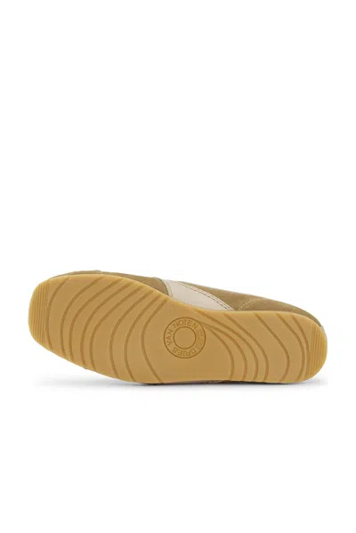 Dries Van Noten Women Beige Low-top Sneakers With Two-tone Lace-up In Suede Woman In Neutral
