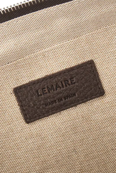 Lemaire Western Studs Medium Croissant In Brown