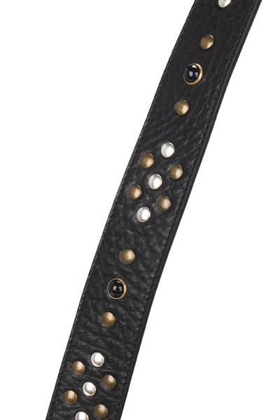 Lemaire Western Studs Medium Croissant In Brown
