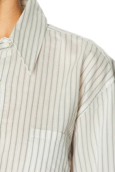 Rohe Silk Belted Top In Multi