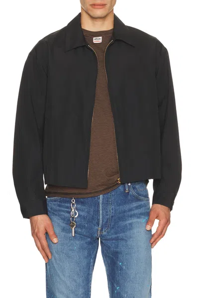 Visvim Somer Swing Bomber Jacket In Black