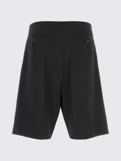 The Row Black Wool Sayed Bermuda Shorts In Black